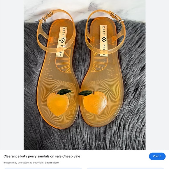 Katy Perry Collections Shoes - Katy Perry Collections Orange Fruit Sandals